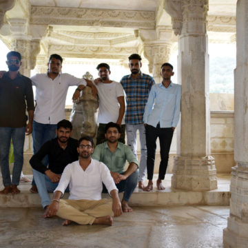 Team in Ranakpur jain temple