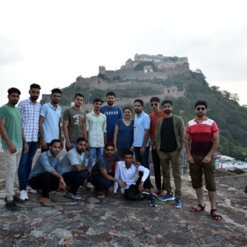 team at Kumbhalgarh fort