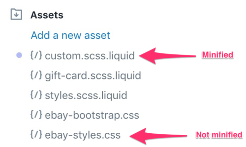 Shopify Minify CSS