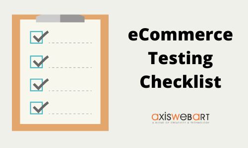 eCommerce testing checklist