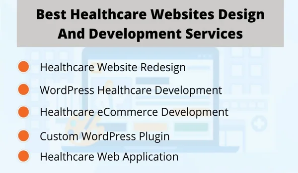 Healthcare website design and development services