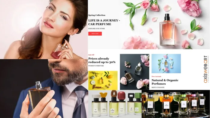 perfume eCommerce design and development